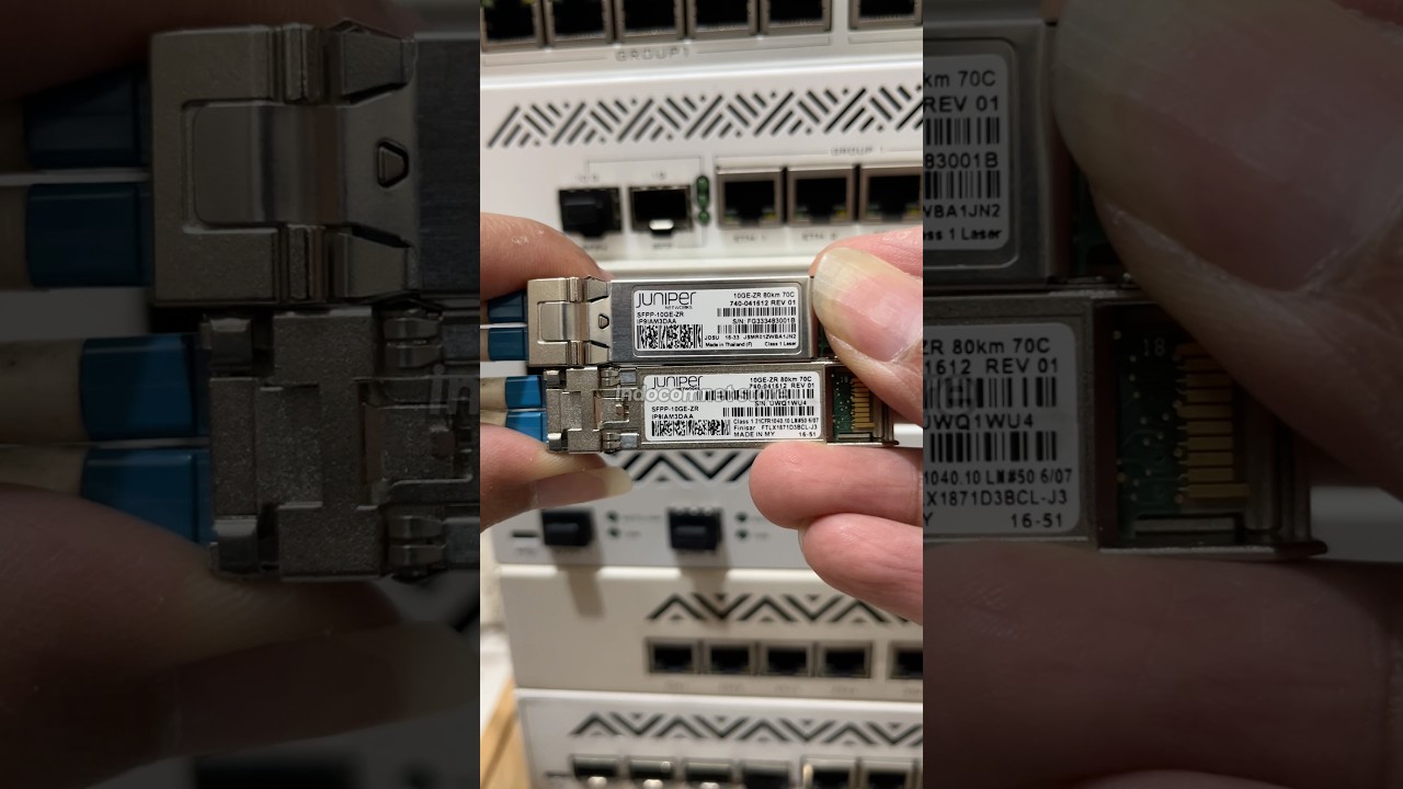 Juniper SFP 10G ZR 80Km #juniper #sfp #junipernetworks #mikrotik #fiberoptics #rtrwnet #ftth #router