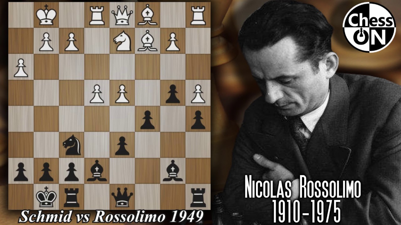 satranç haram mı Game of the Day! Schmid vs Rossolimo 1949