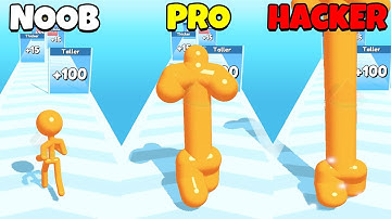 NOOB vs PRO vs HACKER - Tall man Run