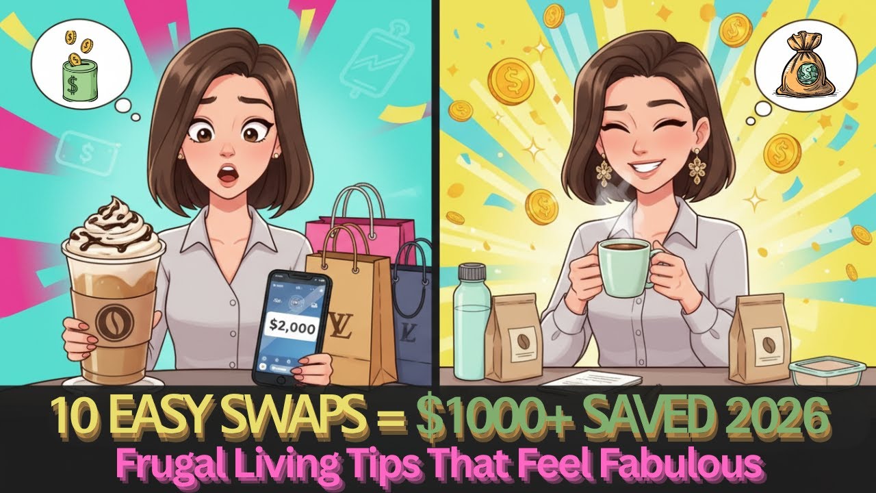 10 Easy Frugal Swaps to Save $1,000+ in 2026 | Frugal Living Tips & Habits for Beginners