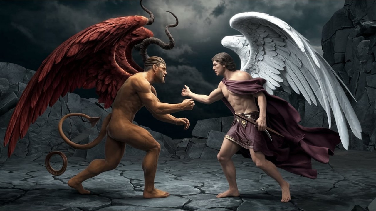 LUCIFER vs. MIGUEL: Cuál es el ángel mas poderoso de la Biblia?😈👹 - YouTube