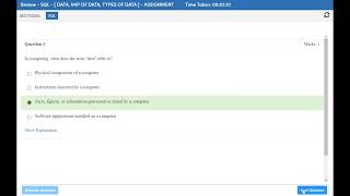 Quiz 32 -  Section - 2 - DATA, IMP OF DATA, TYPES OF DATA- Kodnest Dream Factory  - Java Full Stack