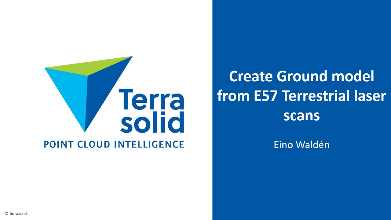 Create Ground Model from E57 Point Cloud using new Breaklines + Mass ...