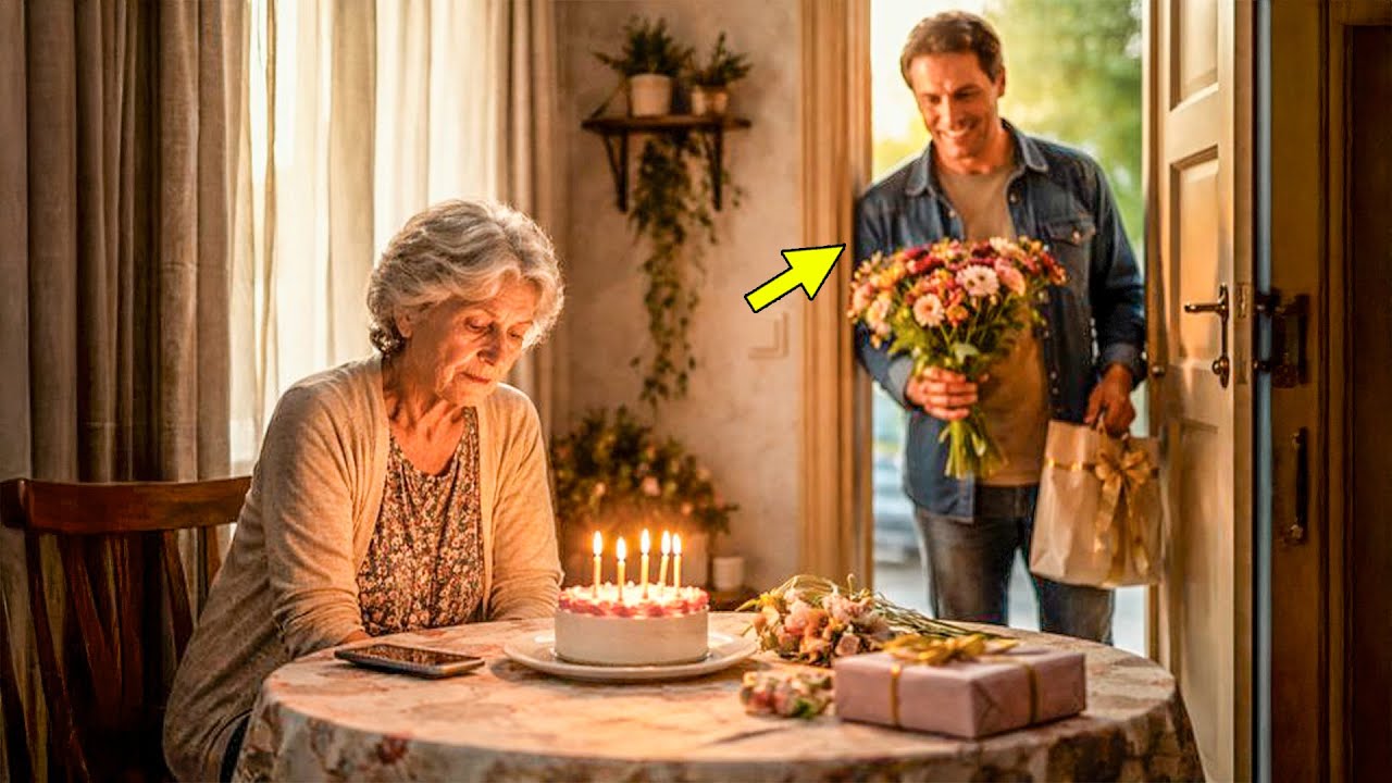 Mãe idosa é esquecida no dia do aniversário, mas o gesto de um vizinho muda tudo