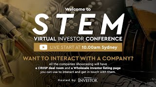 Virtual Showcase - STEM Investor Event November 2020