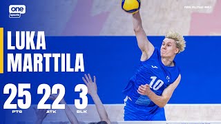Luka Marttila FIRES 25 PTS for Finland vs Korea 🇫🇮 | 2025 FIVB MEN’S WORLD CHAMPIONSHIP | HIGHLIGHTS