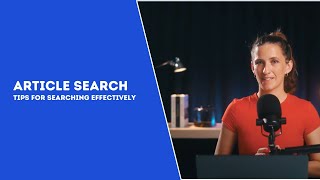 How To Use JournoFinder's Article Search
