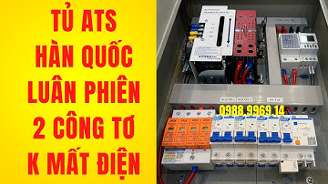 Tủ ATS Hàn Quốc Luân phiên 2 công tơ k mất điện - có bảo vệ điện áp-thoát sét| Tu Dien DITICO