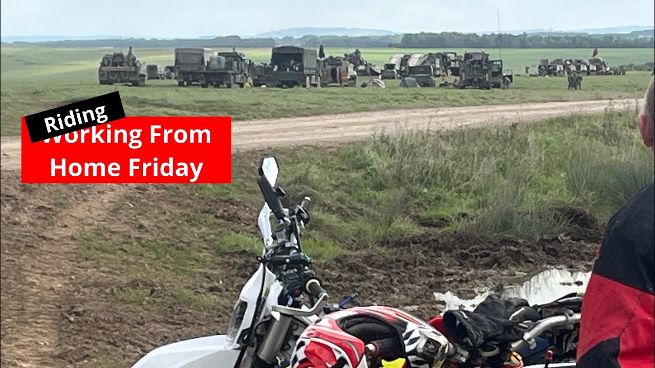 Salisbury Plain Trials Enduro Adventure Bike Group. Just a Friday bimble & Army Activities.