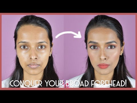 How To Contour Broad Forehead Tips