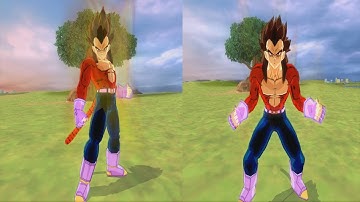 New Vegeta Super Saiyan 4 Skin GT | DBZ Budokai Tenkaichi 3 (MOD)