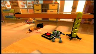 Toy Story 3 The Video Game Ps2 Walkthrough Part 5 - Trouble In The Catterpillar Room