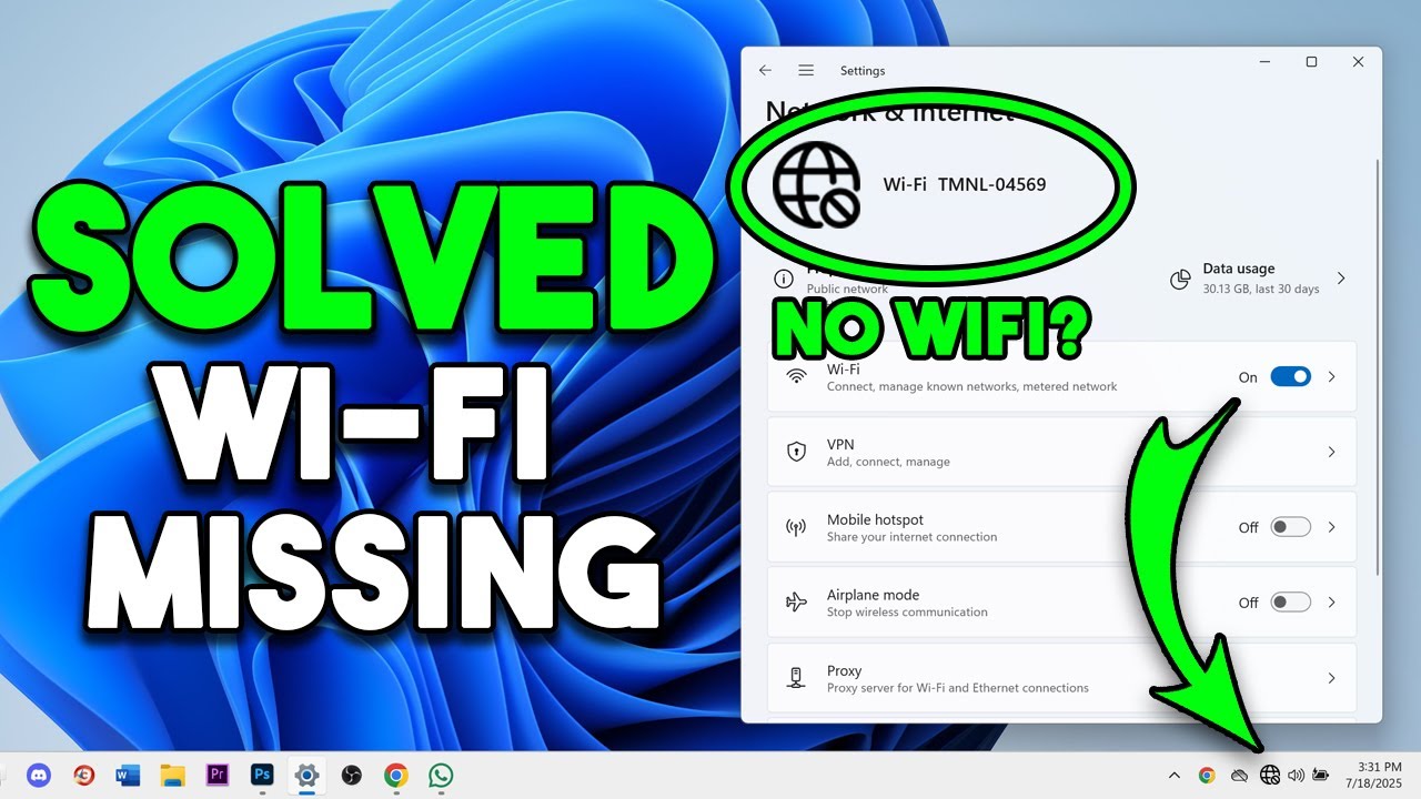 How to Fix WiFi Not Showing in Settings On Windows 11 [SOLVED] - YouTube