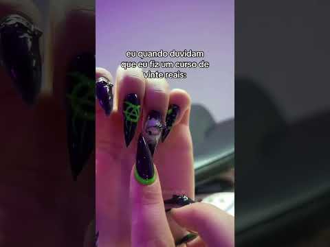 MOSTRO LOGO O MEU TALENTO 😮💨 #nails #cursoonline #nails #nailart