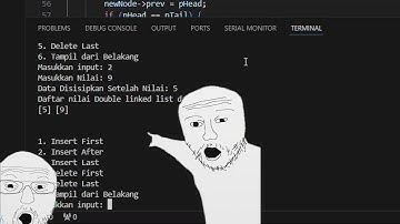 DOUBLE LINKED LIST | BAHASA PEMROGRAMAN C