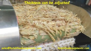 Ginger Cutting for Pickles | Ginger Slicing | Ginger Fingers Cutting | Pickle Cutting Machine