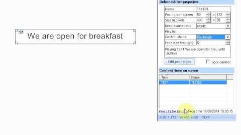 Control scheduling in Repeat Signage