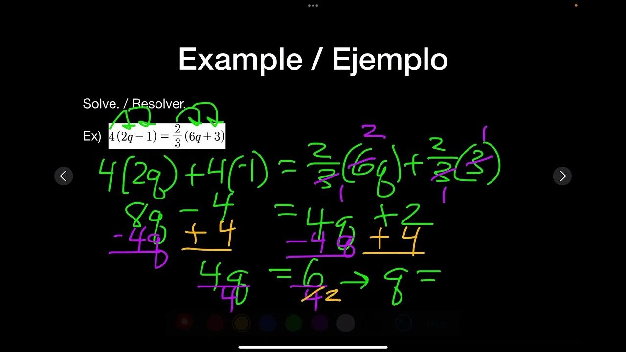 1.3A Solving Equations with Variables on Both Sides - YouTube