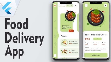 Flutter UI - Food Delivery Application from Scratch | Speed Code