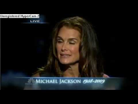 Michael Jackson Funeral Memorial part 8 Brooke Shi...