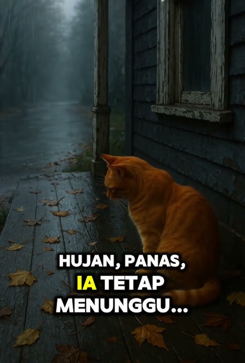 Kucing Ini Menunggu di Depan Pintu Selama Bertahun-Tahun
