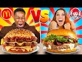 MCDONALD'S VS WENDY'S FOOD CHALLENGE!!