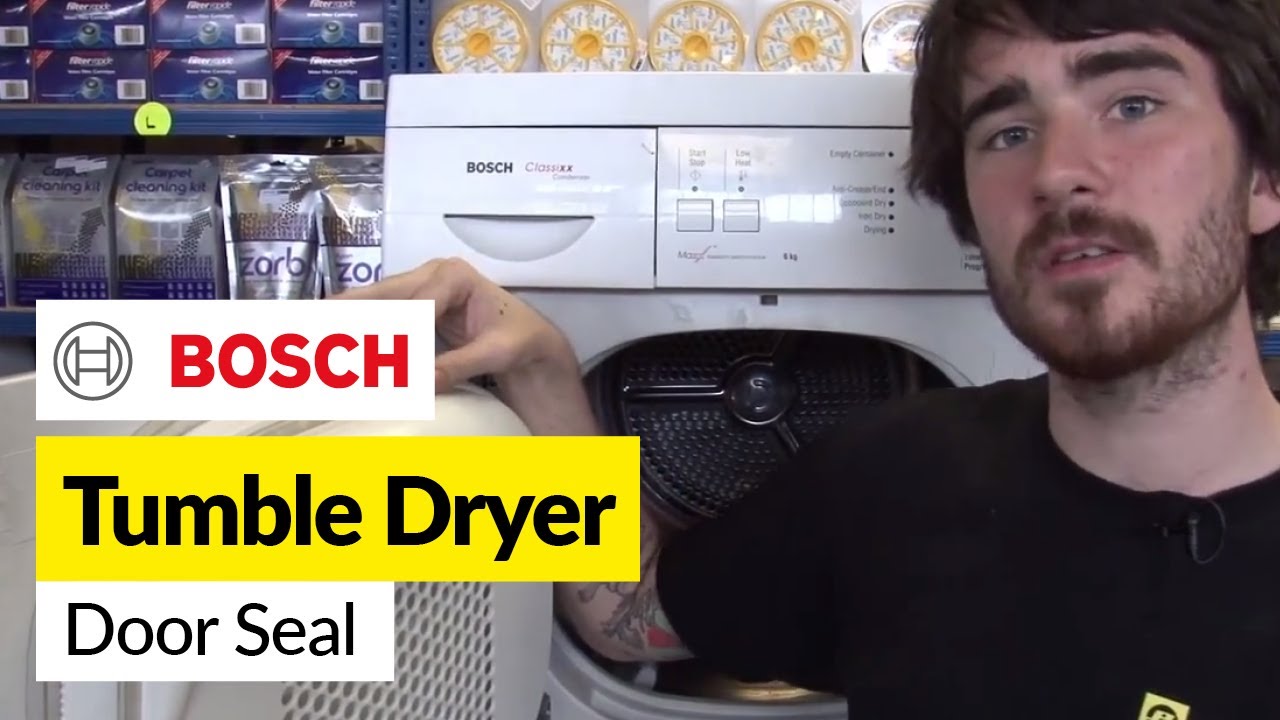 How to replace the tumble dryer door seals on a Bosch dryer YouTube