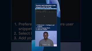 Quickly add boilerplate code snippets with VS Code #Shorts screenshot 5