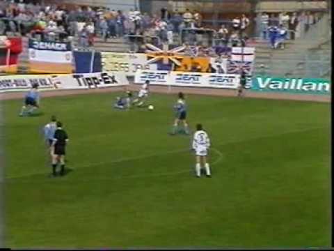 Stahl Brandenburg gegen Carl Zeiss Jena (20.Spieltag der letzten Oberligasaison 1990/1991)