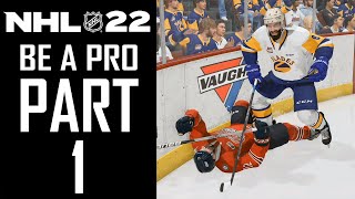 NHL 22 - Be A Pro Career - Part 1 - 