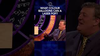 What colour balloons can a laser pop? Stream every series of QI on iPlayer.