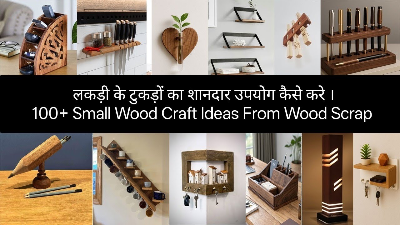 100+ Small Wood Craft Ideas From Wood Scrap | Brilliant Wood Scrap ideas | Diy Wood Ideas 2026 |
