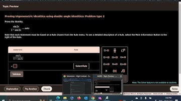 5.3.i Proving trigonometric identities using double-angle identities: Problem type 2