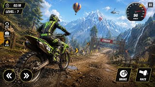 Super Hero Bike Mega Ramp Simulator 3D - Extreme Motocross Dirt Bike Stunt Racing #3 walkthrough 4k screenshot 3