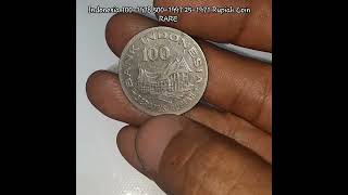 Indonesia 100-1978 500-1997 25-1971 Rupiah Coin RARE