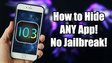 how to hide apps on ios 10.3 and below NO JAILBREAK
