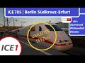 Führerstandsmitfahrt [Umleiter/Altbaustrecke] Berlin Südkreuz-Erfurt *ICE705* (ICE1 II BR401)