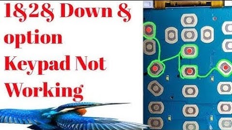 Samsung E1200y keyped menu,down,1,2 not working