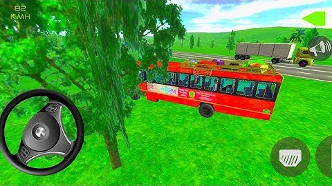 Indian Sleeping Bus Simulator Game New Map Videos part-3 || bus simulator 24