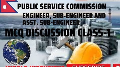 Most waited QAD ( question & answer ) for engineer/ sub engineer/ asst.sub engineer #psc Nepal 😊-1