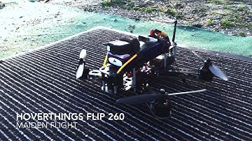 Hoverthings Flip 260 Maiden flight # Blackout 2208 2000kV # 6x4,5" props