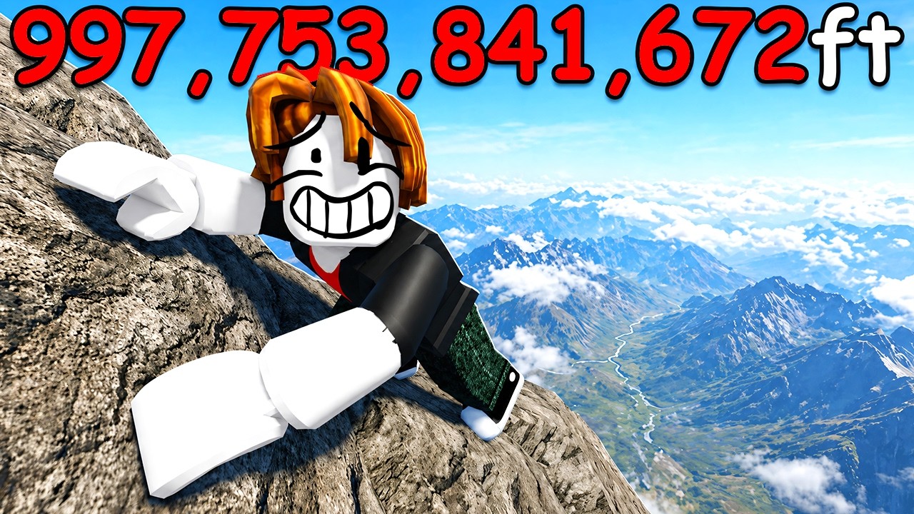 💲ESCALE O MONTE EVEREST COM ROBUX INFINITO PARA SE TORNAR O REI DO ROBLOX 🤑