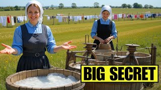 How Amish Wash Clothes Affordably Without Electricity & Modern Machines