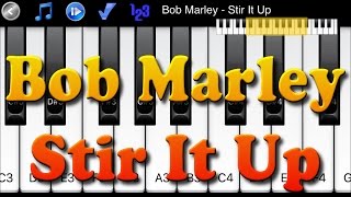 How to Play Piano Melody - Bob Marley - Stir It Up