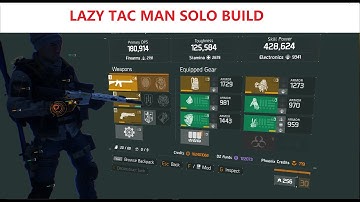The Division 1.5 PVE LAZY TAC MAN solo skill power build. Lexington Challenging