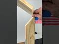 Unbelievable wood joint that looks simple but works like pure  #woodworking #diy #tips #tricks #hack