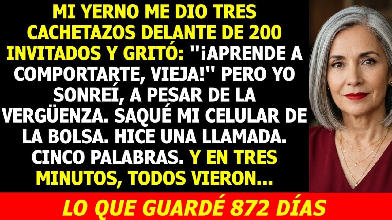 Me Abofeteó 3 Veces Gritando “¡Vieja!” Frente a la Familia. Pero Enseguida lo Hice Pagar Caro...