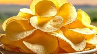 Home Made Aalu Papad /Potato Chips Testy And Crispy