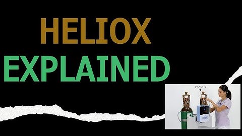 HELIOX EXPLAINED (He + O2) | RESPIRATORY THERAPY TMC TIPS