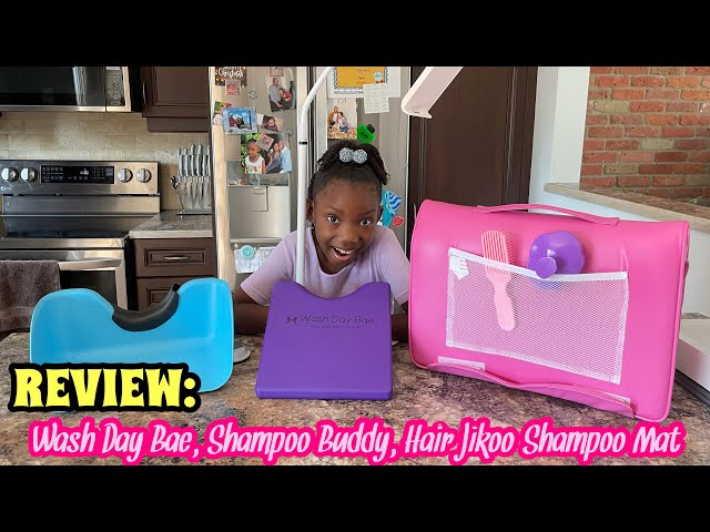 REVIEW: Wash Day Bae, Shampoo Buddy, Hair Jikoo Shampoo Mat 